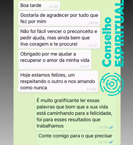 Depoimentos Reais - Conselho Espiritual - Consultas de Cartas, Tarot e B�zios
